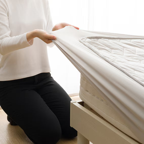 REVERSIBLE FITTED SHEET TOPPER N COOL WSP K GYS2503