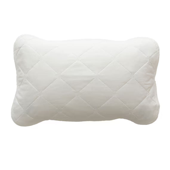 REVERSIBLE PADDED PILLOW TOPPER N COOL SP WH S2502
