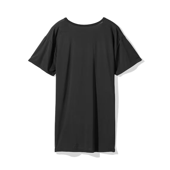 MENS COOL VNECK TSHIRTNE MESH BK L