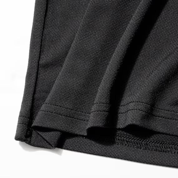 MENS COOL VNECK TSHIRTNE MESH BK L