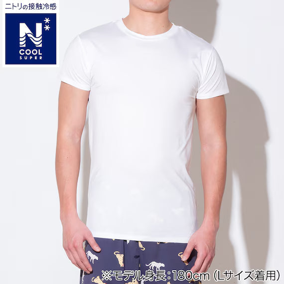 MENS SUPER COOL CREWNECK TSHIRTNE WH M