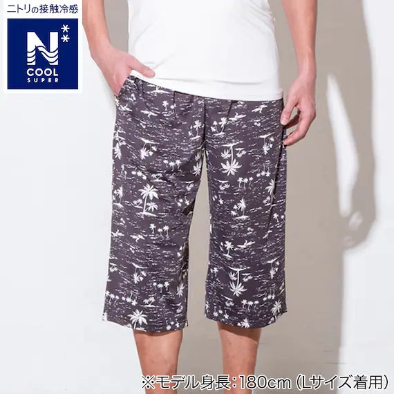 MENS SUPER COOL THREEQUARTER LENGTH ROOM PANTSNEP BK L