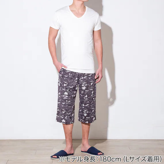 MENS SUPER COOL THREEQUARTER LENGTH ROOM PANTSNEP BK L