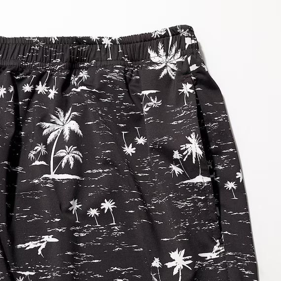 MENS SUPER COOL KNEE LENGTH ROOM PANTS NEP BK LL