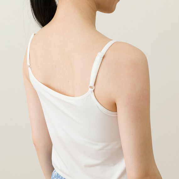 WOMENS SUPER COOL CAMISOLE WITH BUILTIN BRANE WH L