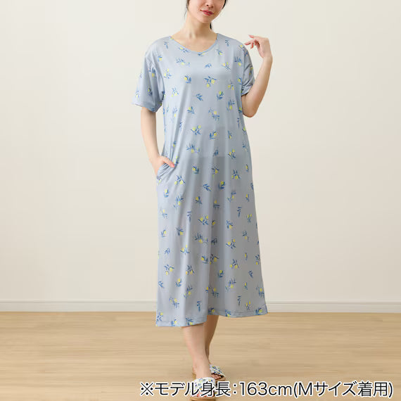 WOMENS COOL RELAXED HOUSE DRESSNEL BL LL
