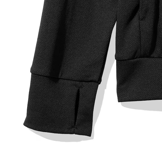 MENS UV CUT COOL HOODIE NE MESH BK L