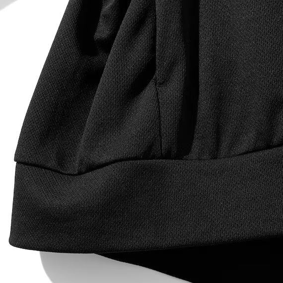 MENS UV CUT COOL HOODIE NE MESH BK M
