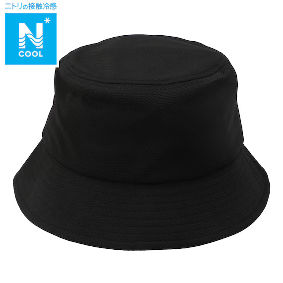 UNISEX UV CUT COOL HAT NE MESH BK