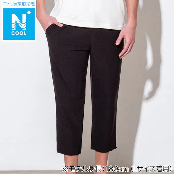 MENS COOL CROPPED LENGTH SUPER STRETCH PANTS NE BK M