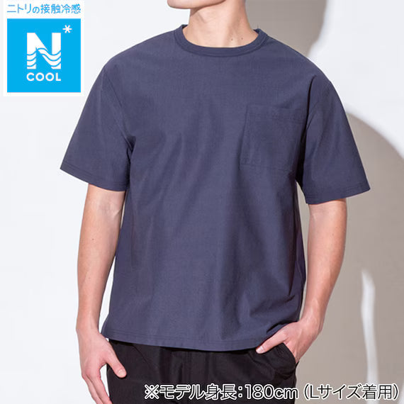 MENS COOL CUT GEORGETTE RELAX TSHIRTNE BL M