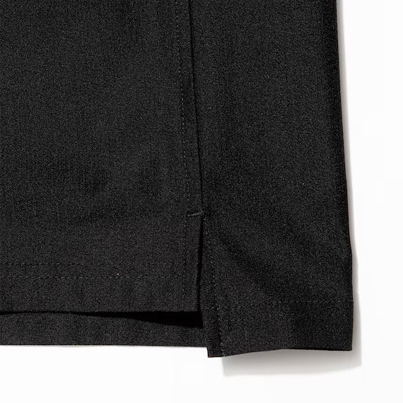 MENS COOL CUT GEORGETTE SHORT SLEEVESHIRT NE BK L