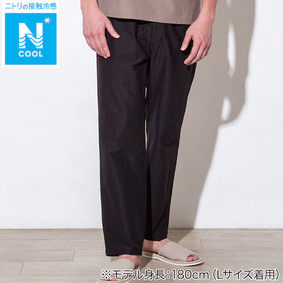 MENS COOL CUT GEORGETTE LONG PANTS NE BK LL