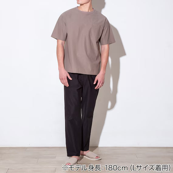 MENS COOL CUT GEORGETTE LONG PANTS NE BK M