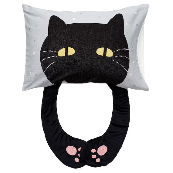 PILLOWCASE WITH EYE MASK DH DECONEKO