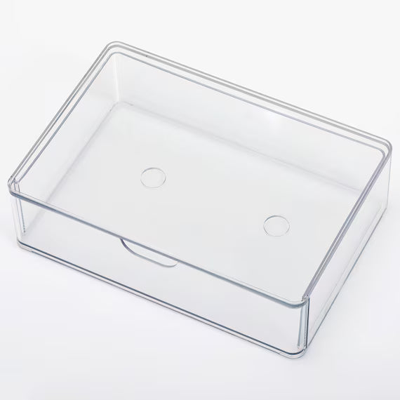 CLEAR COSMETIC ORGANIZER WITH DRAWERS L IW
