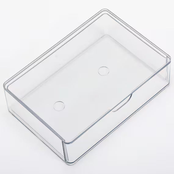 CLEAR COSMETIC ORGANIZER WITH DRAWERS L IW