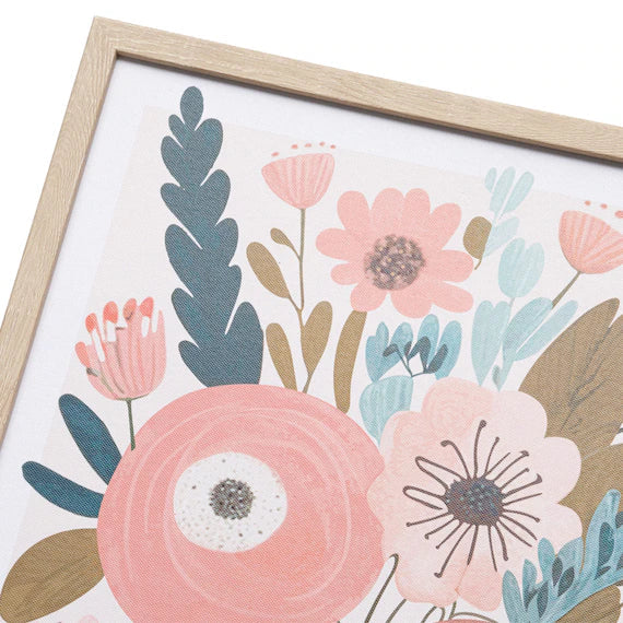 FRAMED CANVAS WITH 3D OBJECTS PK XI02