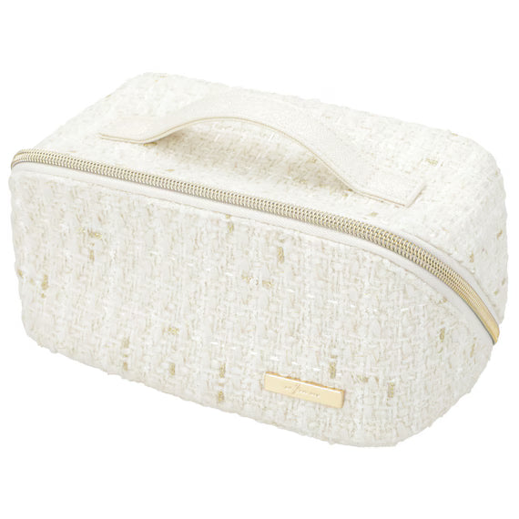 SQUARE POUCH WITH HANDLE TWEED WH NT2501