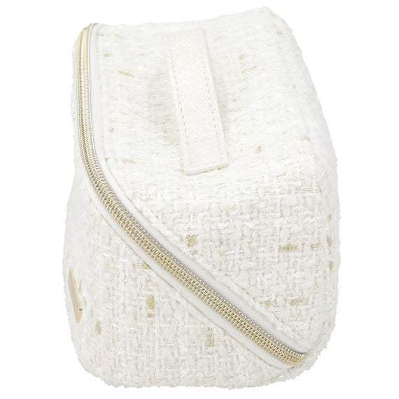 SQUARE POUCH WITH HANDLE TWEED WH NT2501