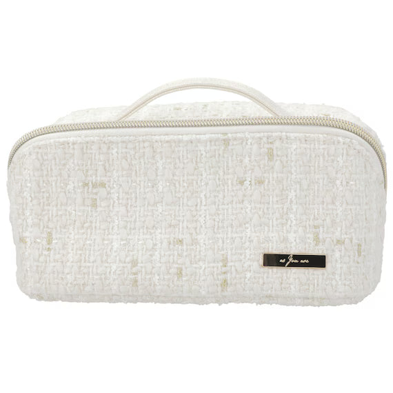 SQUARE POUCH WITH HANDLE TWEED WH NT2501