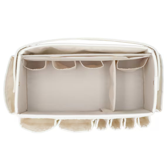 COSMETIC BASKET TWEED WH NT2501 L