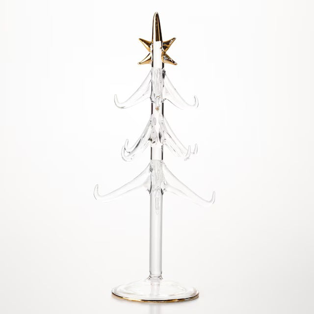 CHRISTMAS ORNAMENT GLASS TREE RW-G2106 n4RW