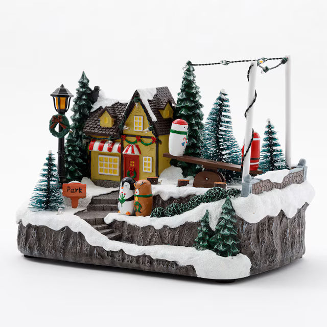 CHRISTMAS ORNAMENT LED MUSIC BOX N4GH02M