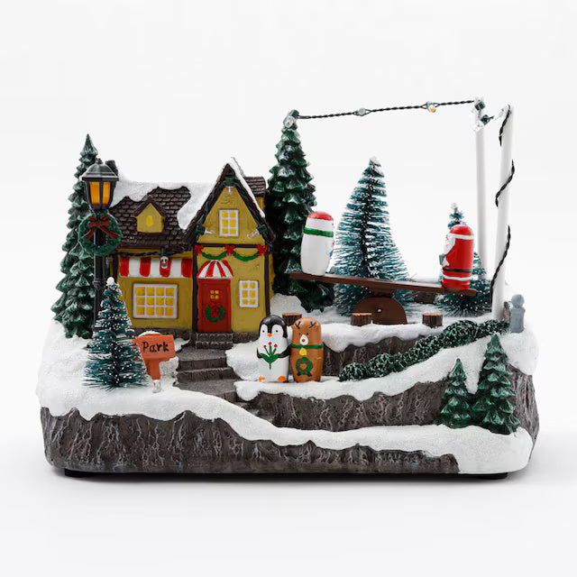 CHRISTMAS ORNAMENT LED MUSIC BOX N4GH02M