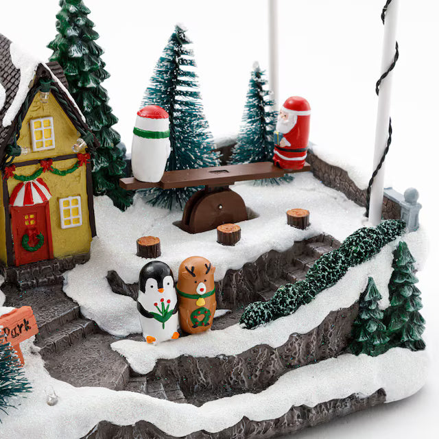 CHRISTMAS ORNAMENT LED MUSIC BOX N4GH02M