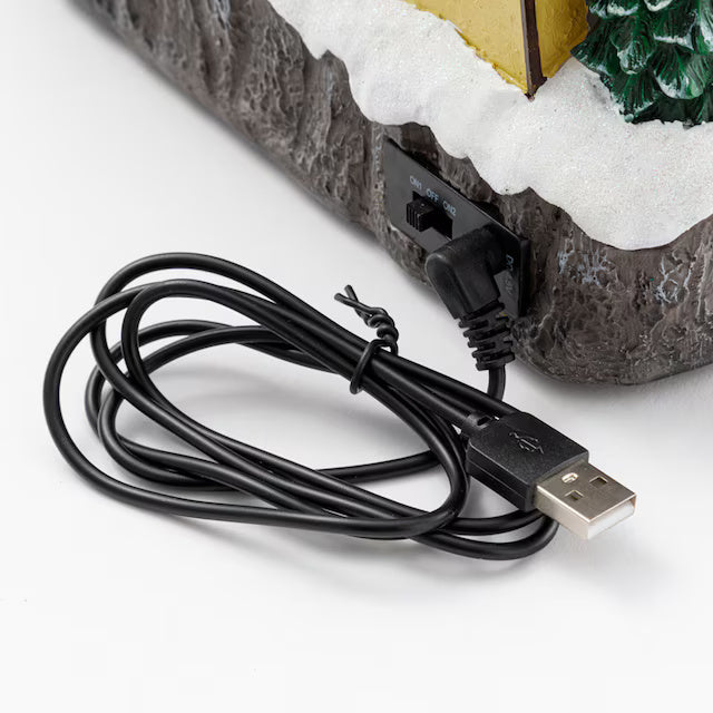 CHRISTMAS ORNAMENT LED MUSIC BOX N4GH02M