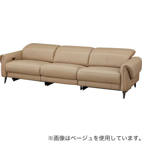 ELECTRIC WIDE 3 SEATER SOFA LS04 NW BK