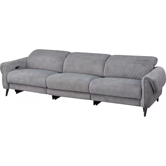 ELECTRIC WIDE 3 SEATER SOFA LS04 PEY GY