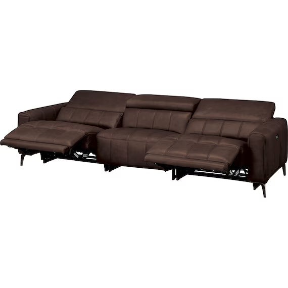 ELECTRIC WIDE 3 SEATER SOFA LS05 SK DBR