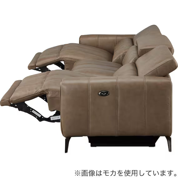 ELECTRIC WIDE 3 SEATER SOFA LS05 SK DBR