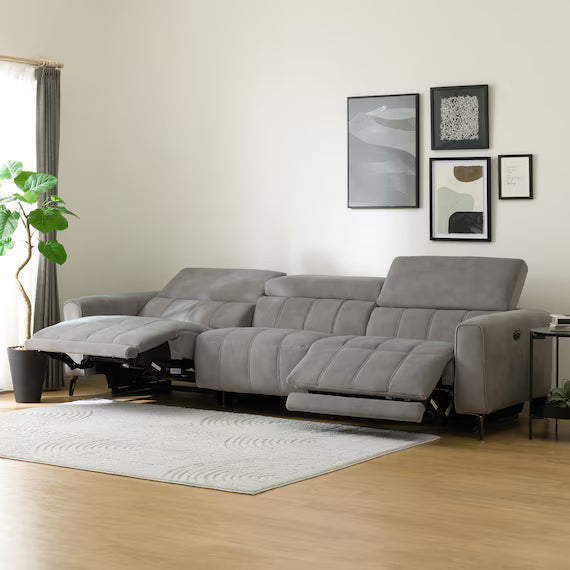 ELECTRIC WIDE 3 SEATER SOFA LS05 PEY GY