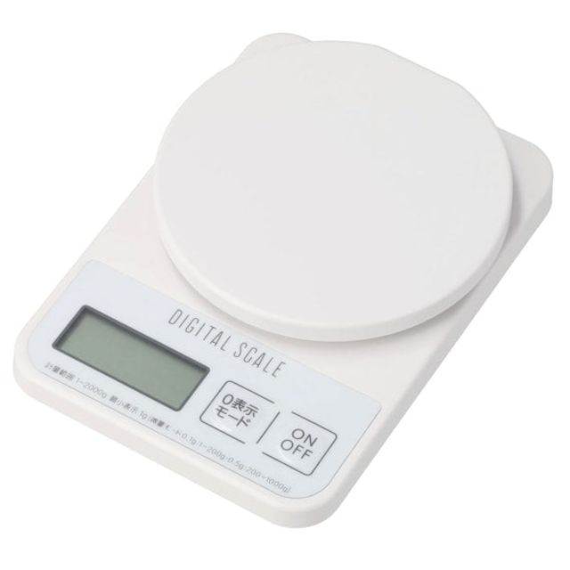 KITCHEN SCALE 2KG CI WH