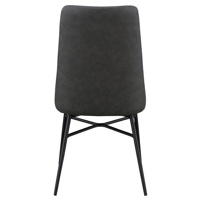 DINING CHAIR PVC IV/GY YA341