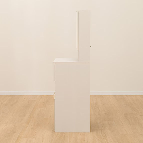 ONE-SIDED MIRROR DRESSER DR-010 WW