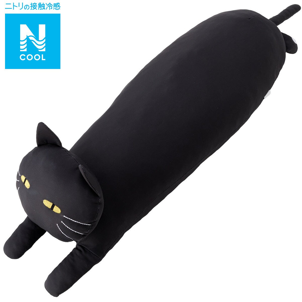 置物 Group Laroy - Black cushion kicking cat Refillable - ZENO nero Cushion Cat TOMOTAKE 置物