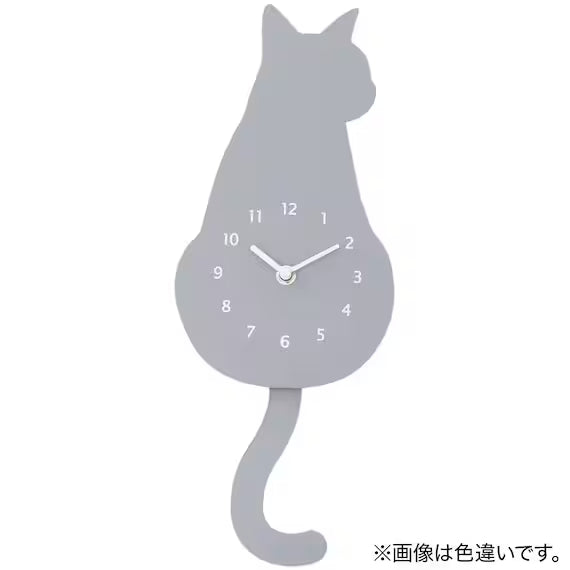 WALL CLOCK-WH CAT EL010