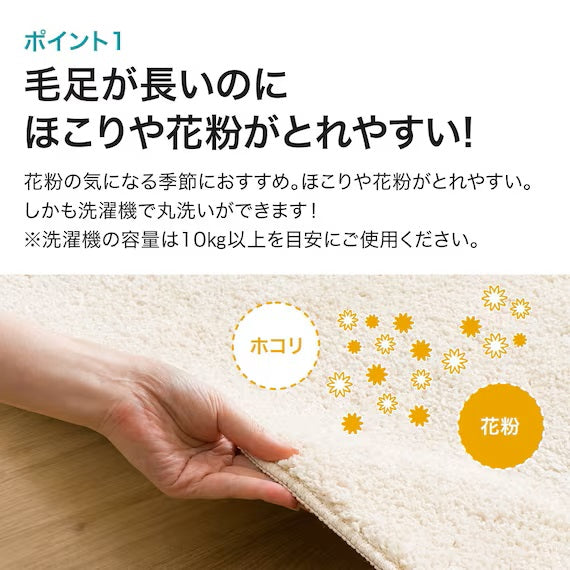 SHAGGY RUG 130X185 BE SR002