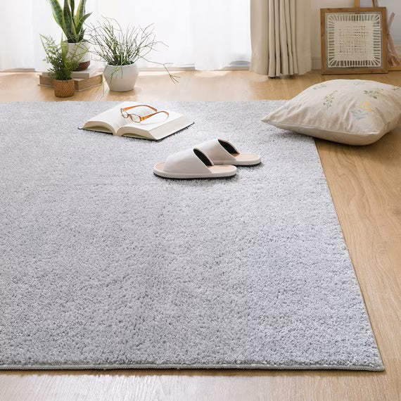 SHAGGY RUG 185X185 LGY SR002