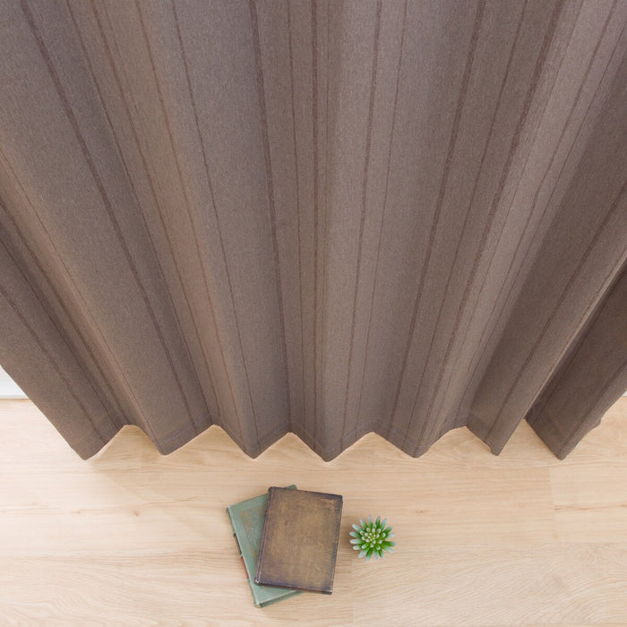 4P CURTAIN N RUSSET GY 100X200X4