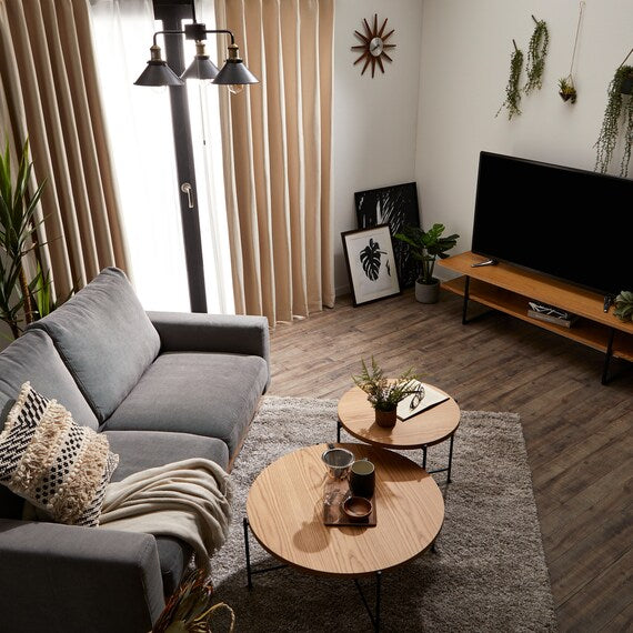 CURTAIN RD016 BE 100X230X2