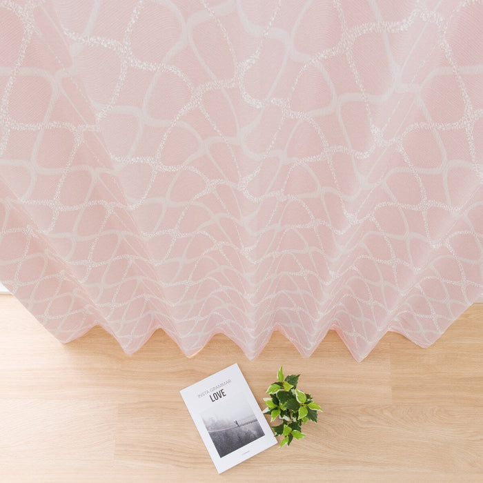LINED BLACKOUT CURTAINS (PATTERN 2,  ROSE 100X200X2)