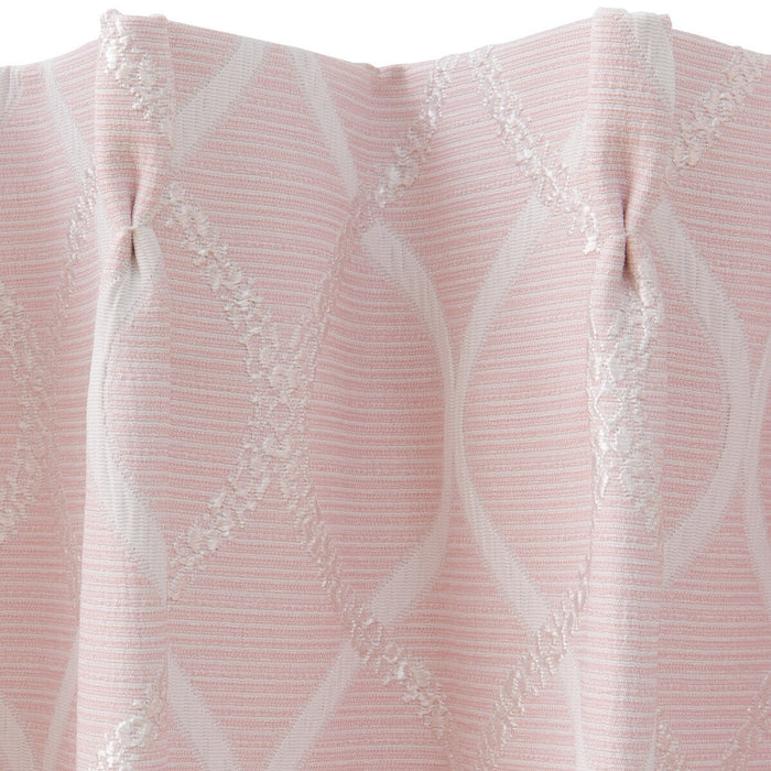 LINED BLACKOUT CURTAINS (PATTERN 2,  ROSE 100X200X2)