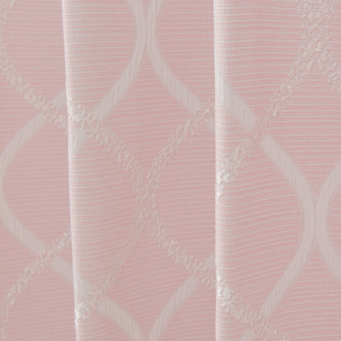 LINED BLACKOUT CURTAINS (PATTERN 2,  ROSE 100X200X2)