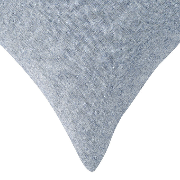 JUMBOCUSHIONCOVER COTTON LINEN WASH BL