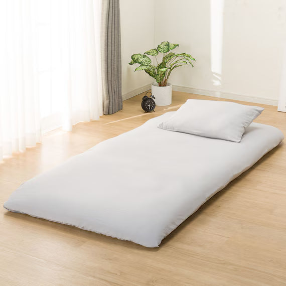 FUTONBED 3P POLYESTER WASH GY